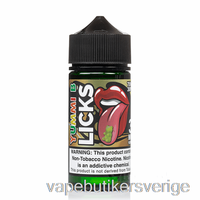 Vape Sverige Yummi B - Licks Roll Upz - 100ml 6mg